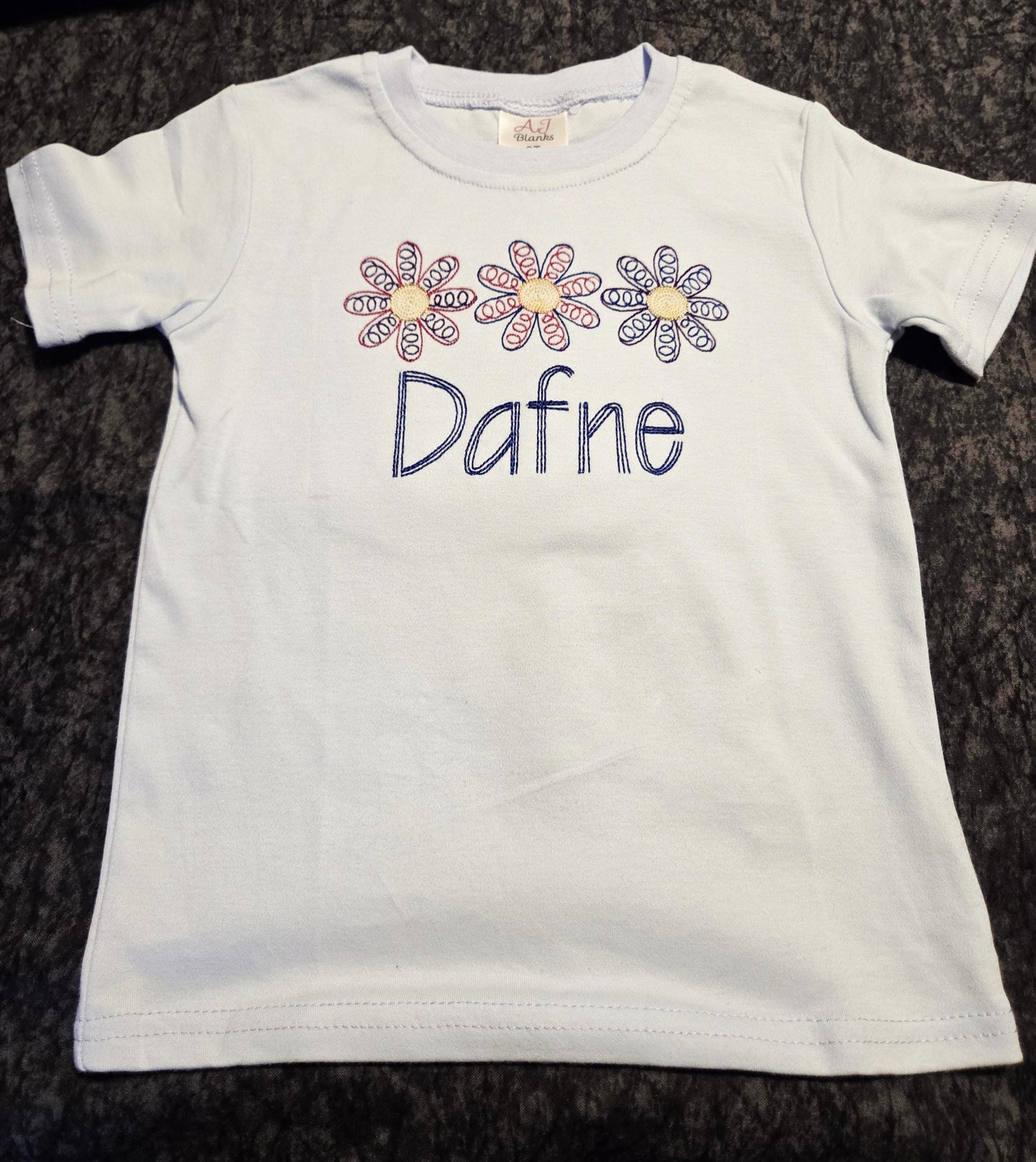 Flower Trio Shirt, Personalized, Cute, Flowers