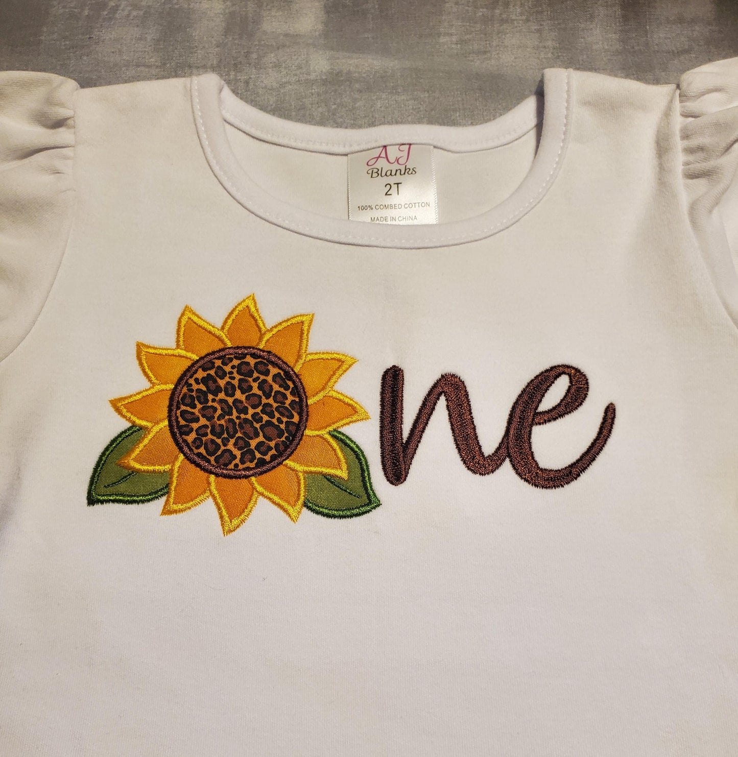Sunflower One, Embroidered shirt
